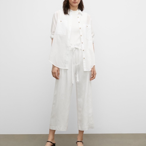 Anreannah Wide Leg Pants - New With Tags - NEVER WORN - White
